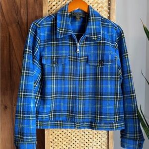 Vintage Express Plaid Wool Jacket